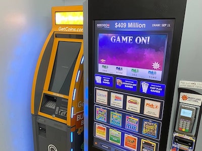 Getcoins - Bitcoin ATM - Inside of Sunoco in Hyattsville, Maryland