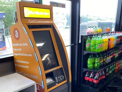 Getcoins - Bitcoin ATM - Inside of Sunoco in Mitchellville, Maryland