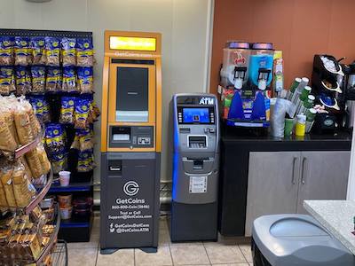 Getcoins - Bitcoin ATM - Inside of BP in Washington, Washington D.C.