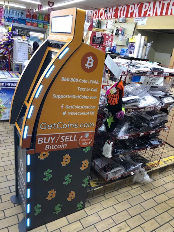 Getcoins - Bitcoin ATM - Inside of PK's Pantry in Lynwood, Illinois