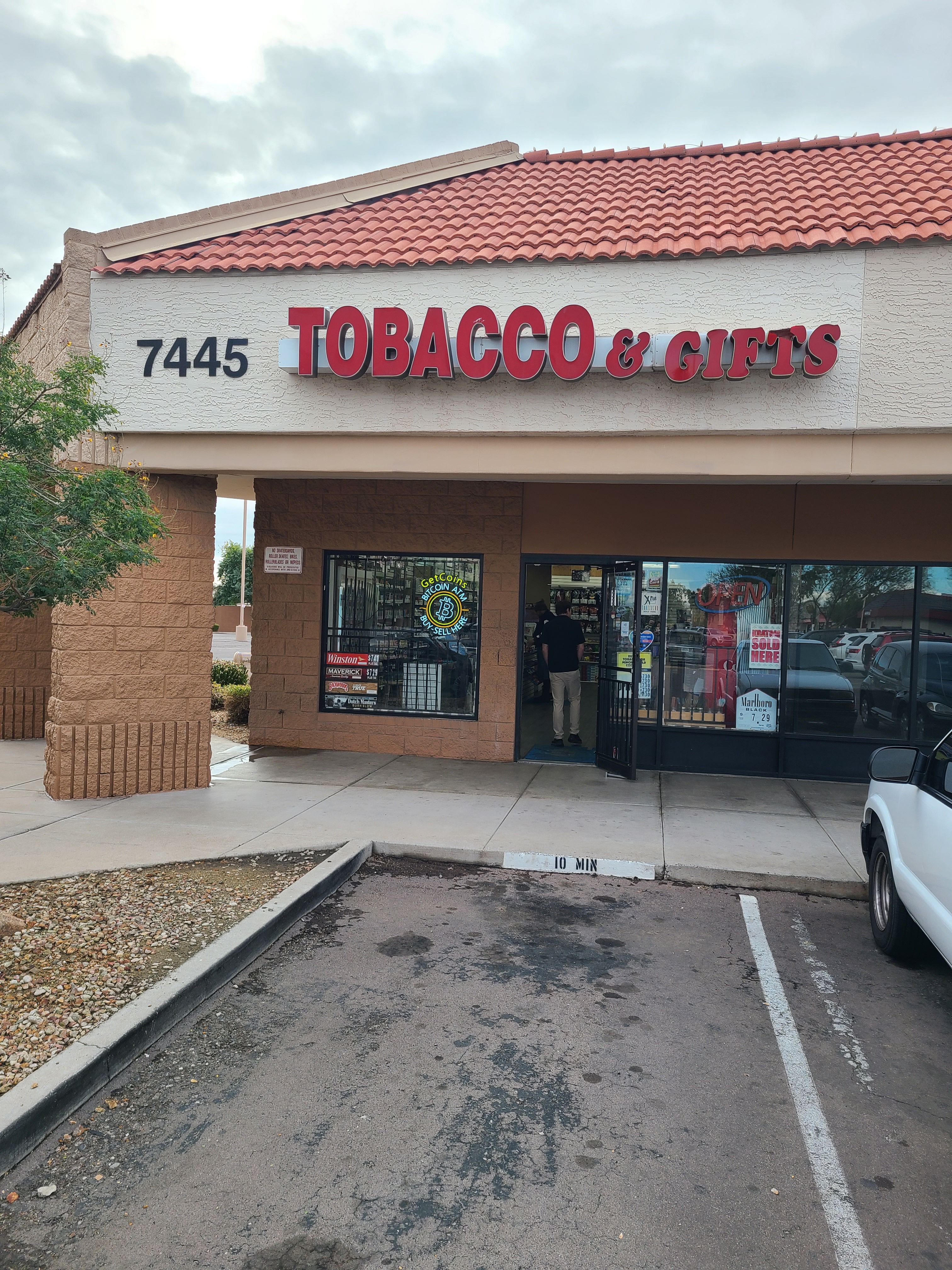 Getcoins - Bitcoin ATM - Inside of AZ Smoke Shop in Tempe, Arizona