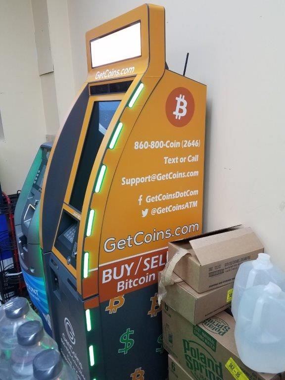 Getcoins - Bitcoin ATM - Inside of Citgo in Oxford, Massachusetts
