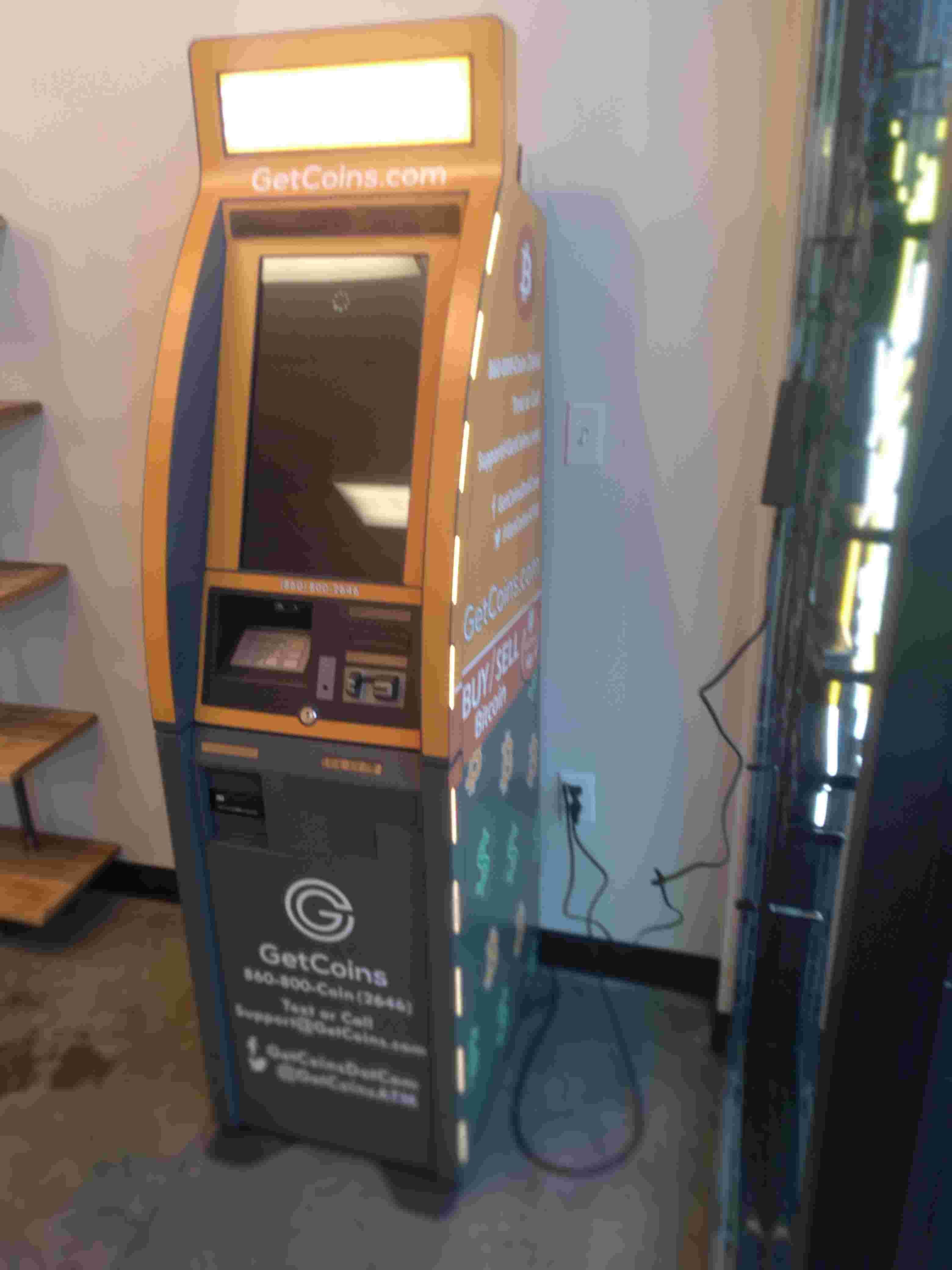 Getcoins - Bitcoin ATM - Inside of Laughing Lion Herbs in Castle Rock, Colorado