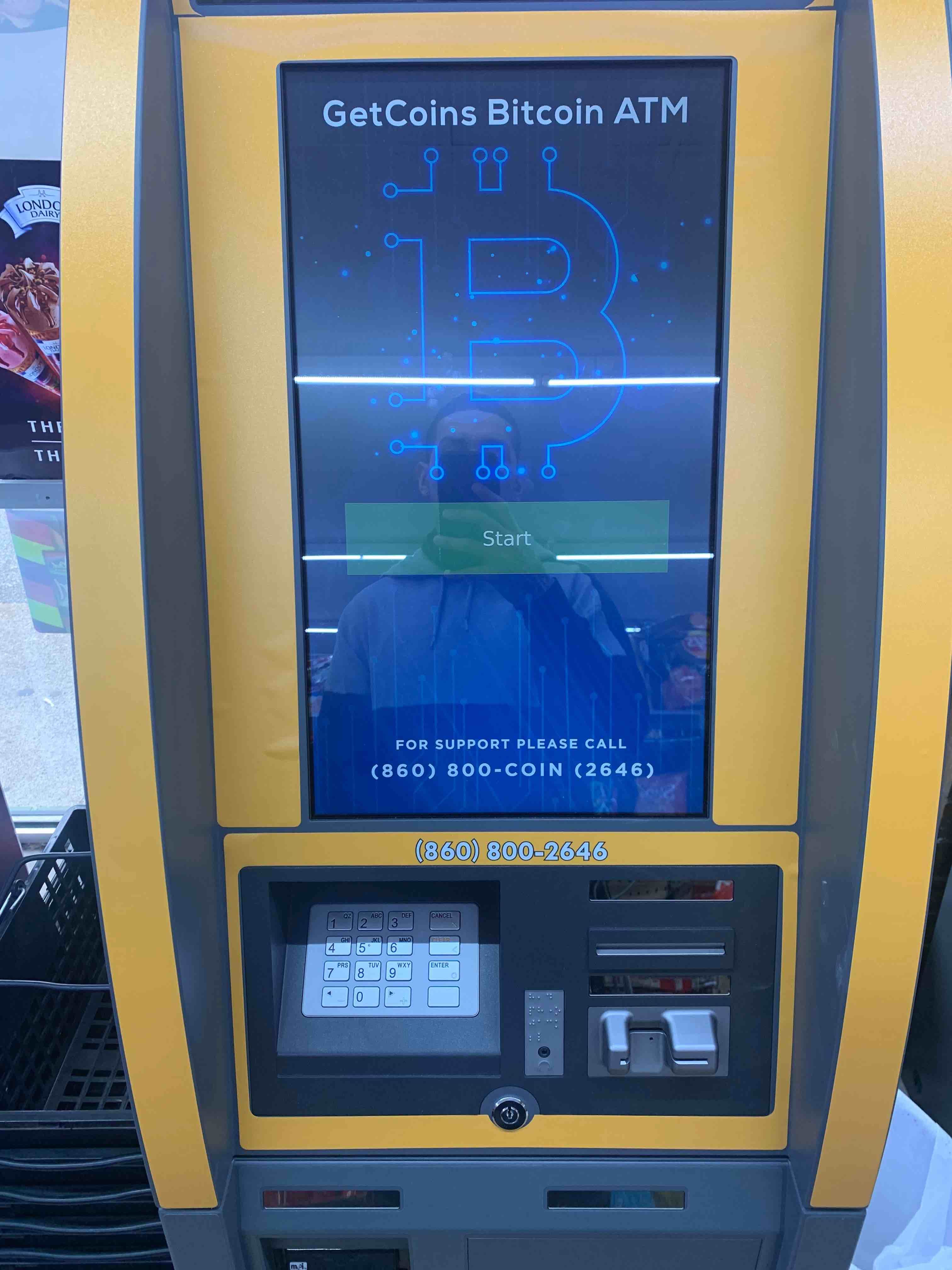 Getcoins - Bitcoin ATM - Inside of ZNZ Foods in Hammond, Indiana