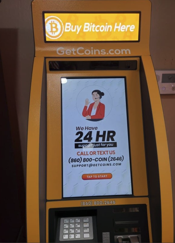 Getcoins - Bitcoin ATM - Inside of G&S Smoke 4 Less  in Glendale, Arizona
