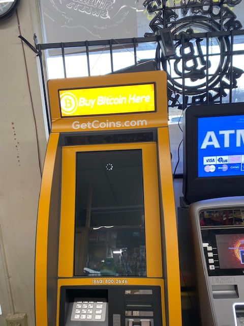 Getcoins - Bitcoin ATM - Inside of Smoke Shop in St Louis, Missouri