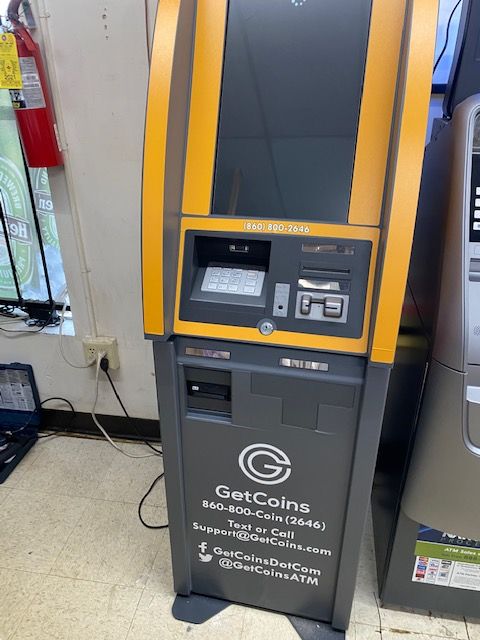 Getcoins - Bitcoin ATM - Inside of Smoke Shop in St Louis, Missouri