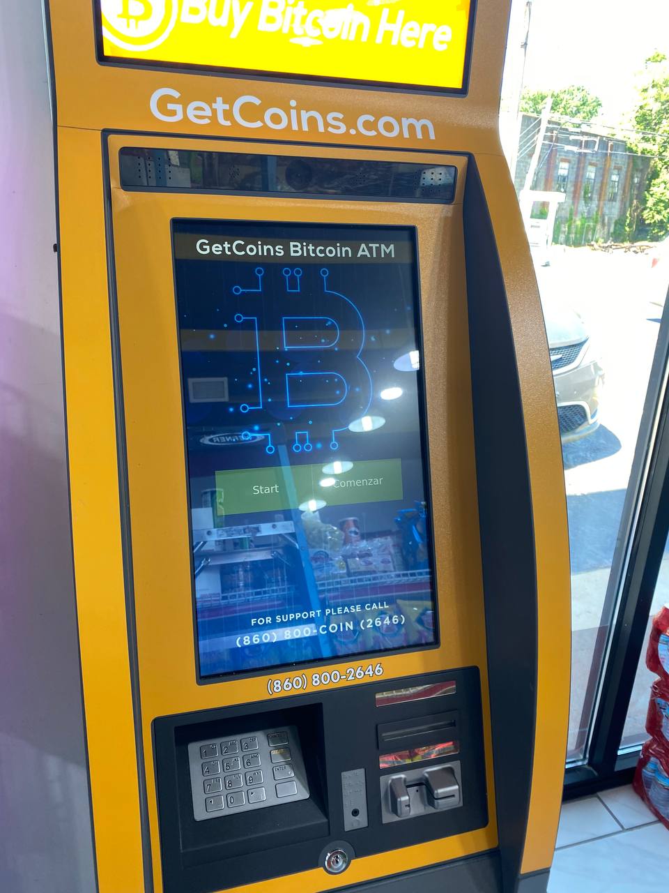 Getcoins - Bitcoin ATM - Inside of Kwik Pick in Mechanicsville, Virginia