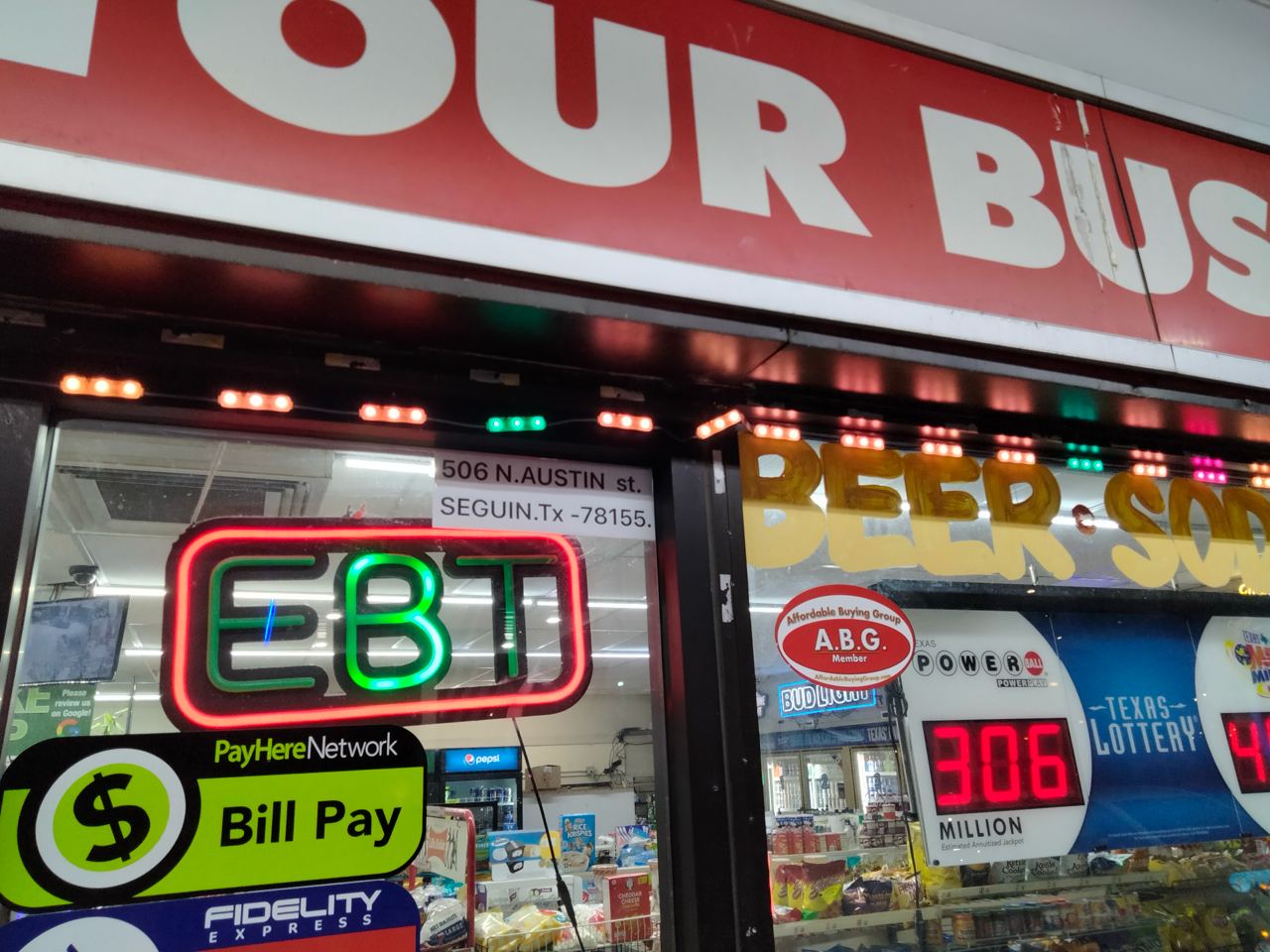 Getcoins - Bitcoin ATM - Inside of Kwik Shop in Seguin, Texas