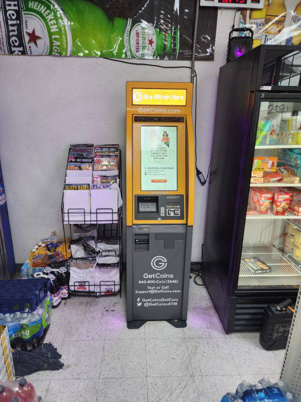 Getcoins - Bitcoin ATM - Inside of Super Killeen Mart in Killeen, Texas