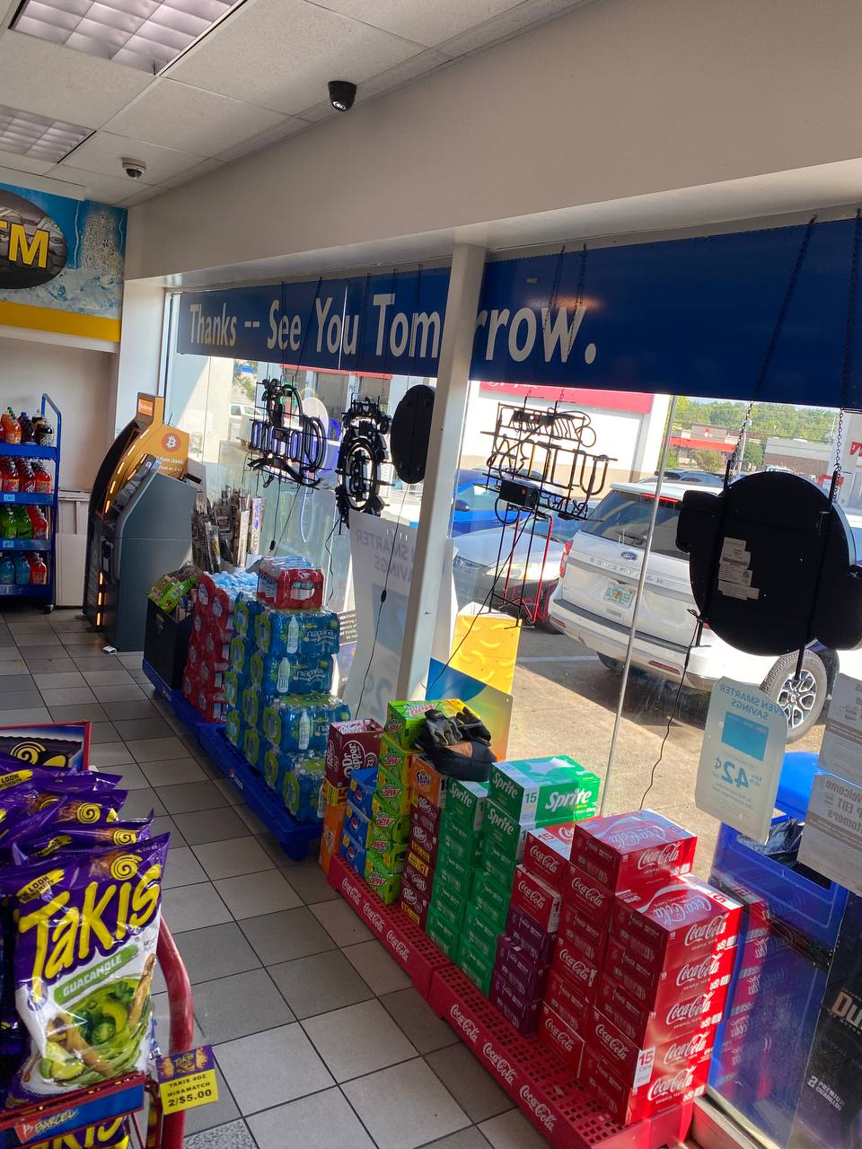 Getcoins - Bitcoin ATM - Inside of Exxon in Memphis, Tennessee