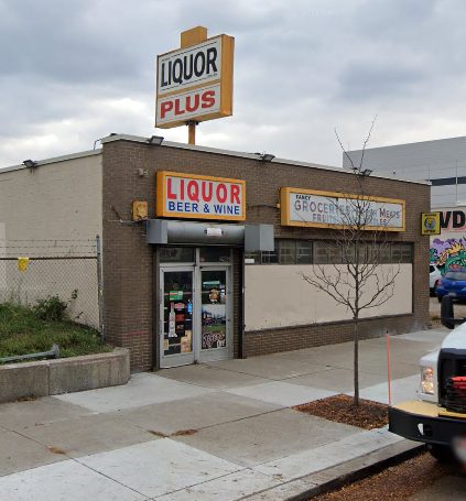 Getcoins - Bitcoin ATM - Inside of Liquor Plus in Detroit, Michigan