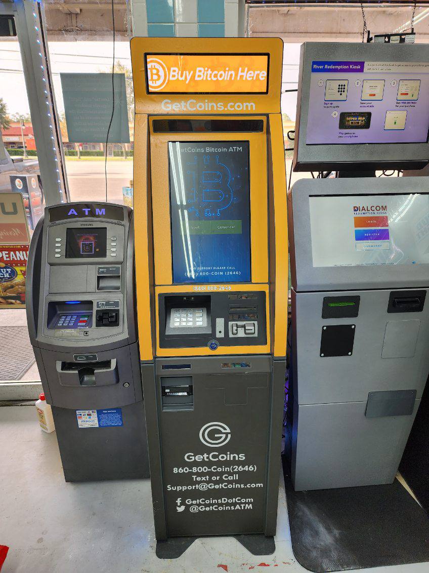 Getcoins - Bitcoin ATM - Inside of Winter Springs Food Mart in Winter Springs, Florida