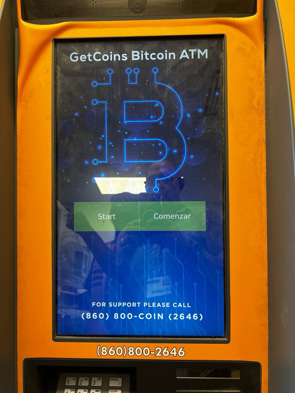 Getcoins - Bitcoin ATM - Inside of Gmt Market in Miami, Florida
