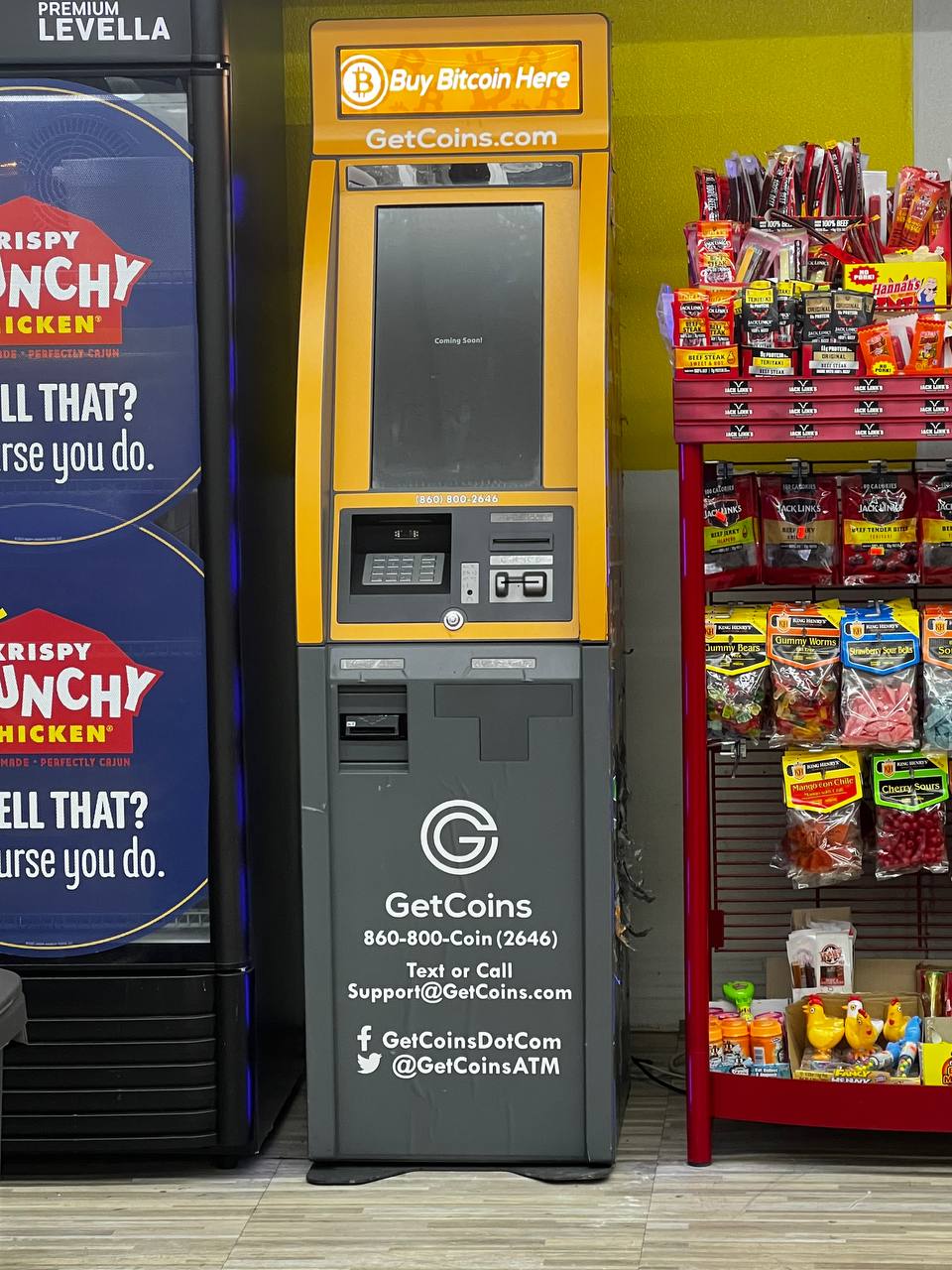 Getcoins - Bitcoin ATM - Inside of SMOKE UNLIMITED & EXPRESS LANE FOOD STORE in Margate, Florida