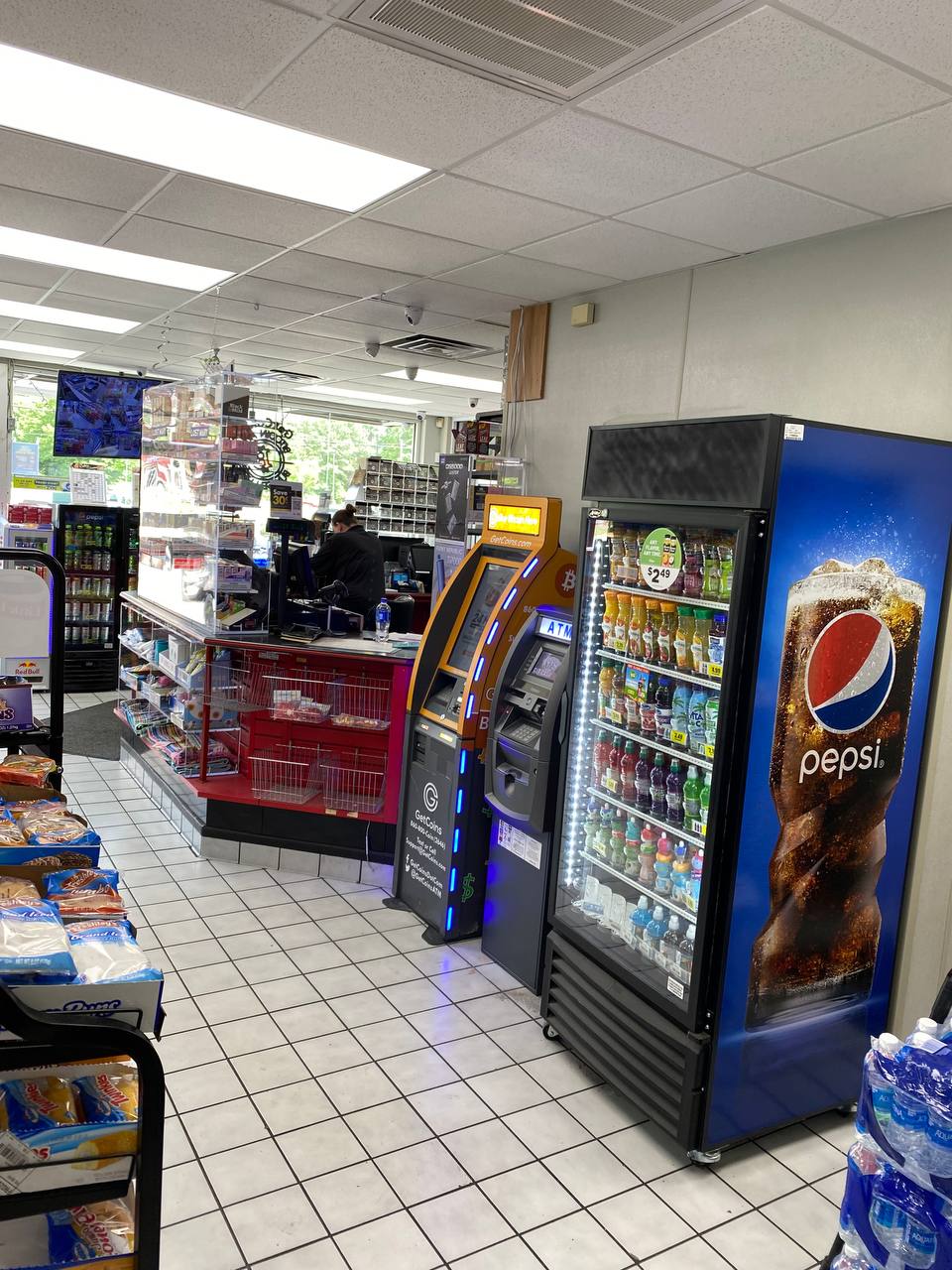 Getcoins - Bitcoin ATM - Inside of Shell in Lumberton, North Carolina