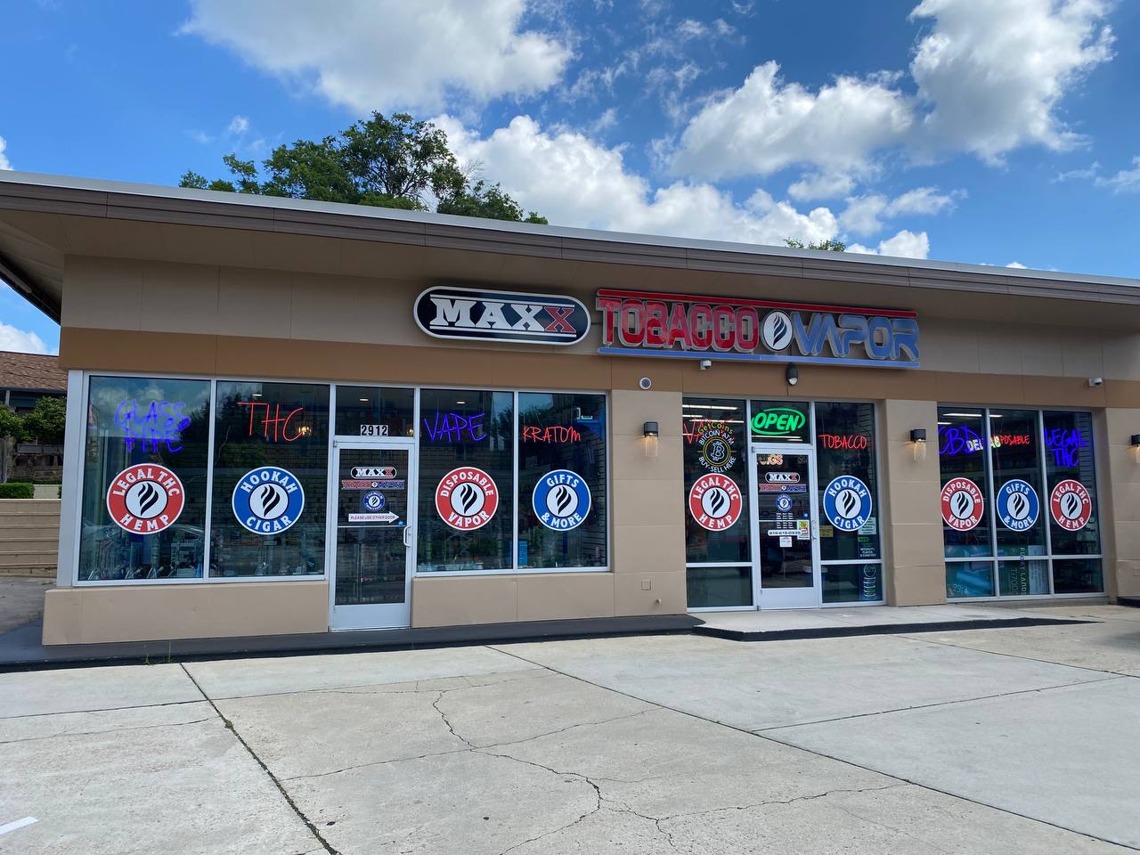 Getcoins - Bitcoin ATM - Inside of Maxx Tobacco Hillsborough in Raleigh, North Carolina