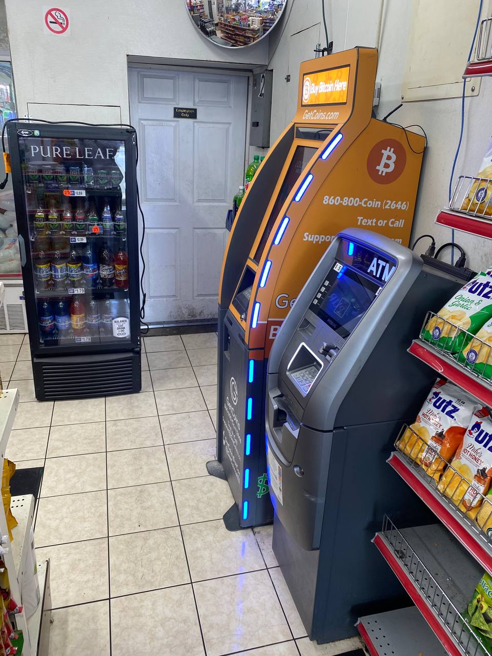 Getcoins - Bitcoin ATM - Inside of Shell in Seat Pleasant, Maryland