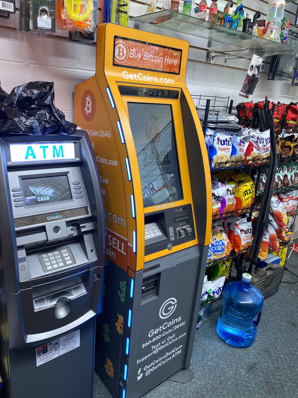 Getcoins - Bitcoin ATM - Inside of Instyle Tobacco&Grocery in Fort Washington, Maryland