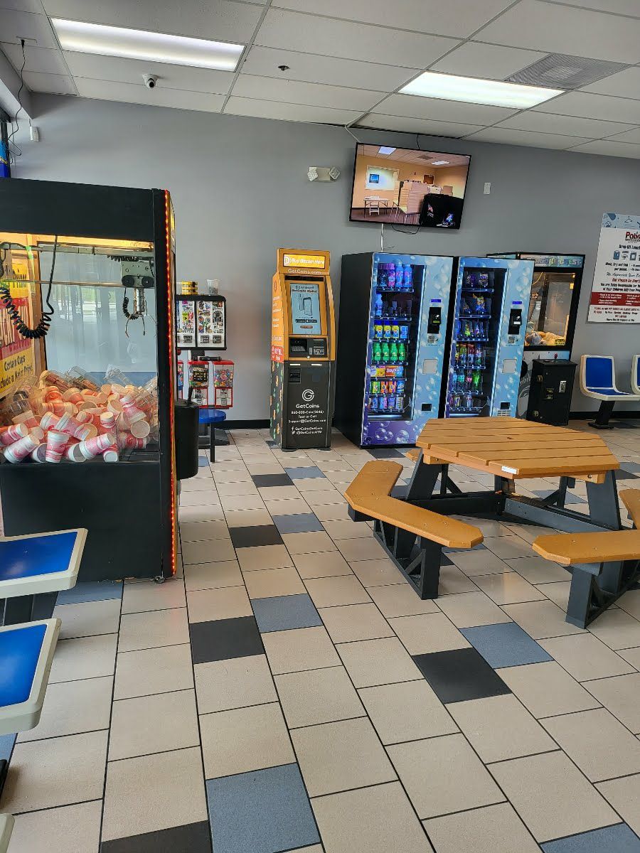 Getcoins - Bitcoin ATM - Inside of Baymeadows 24 hour Laundry in Jacksonville, Florida