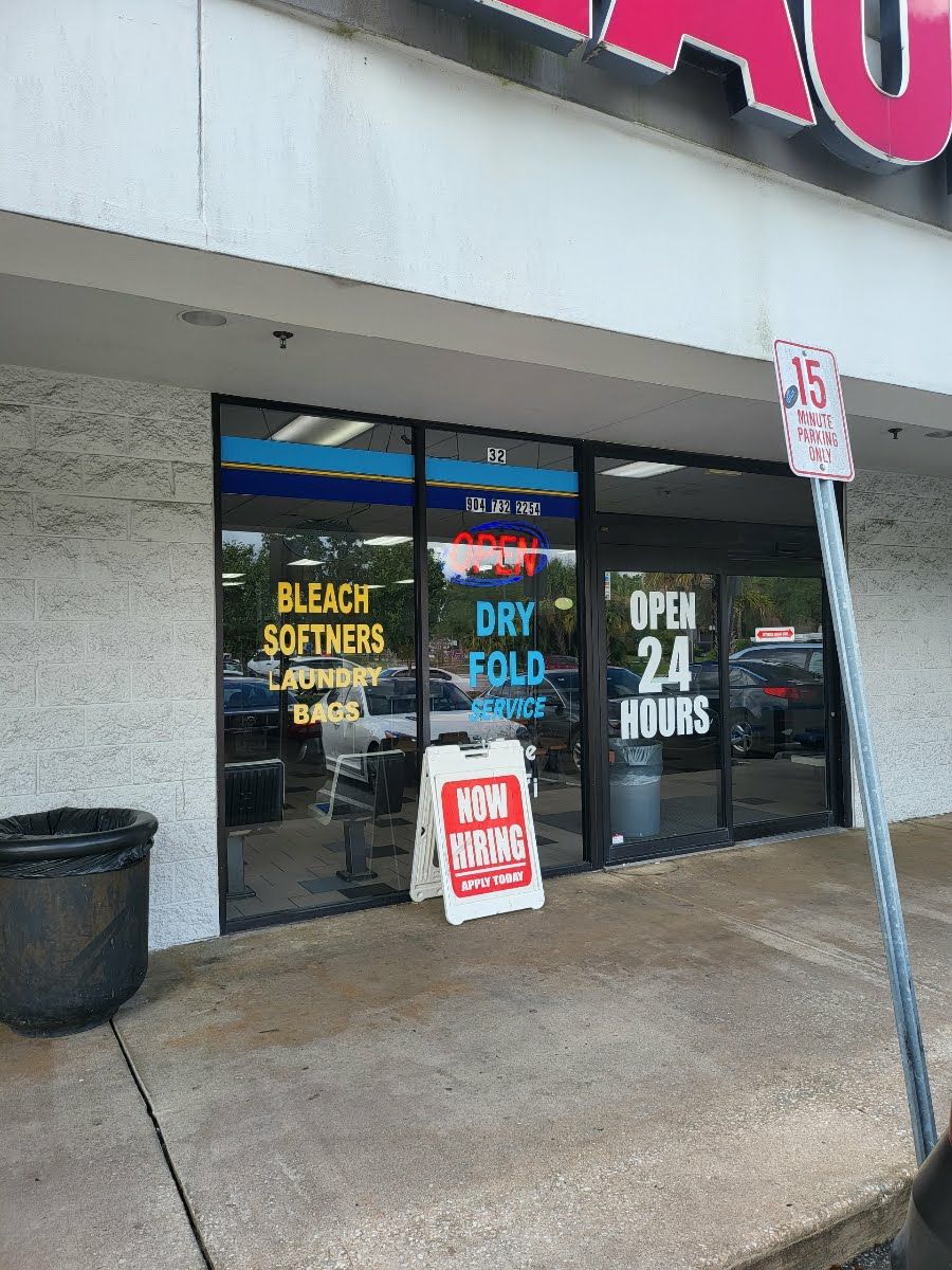 Getcoins - Bitcoin ATM - Inside of Baymeadows 24 hour Laundry in Jacksonville, Florida