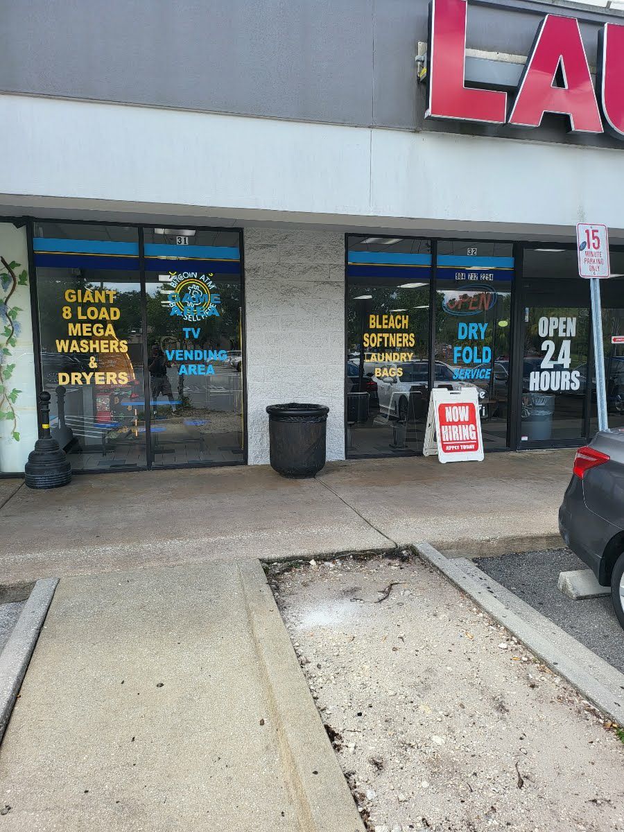 Getcoins - Bitcoin ATM - Inside of Baymeadows 24 hour Laundry in Jacksonville, Florida