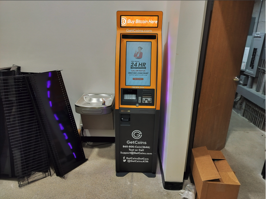 Getcoins - Bitcoin ATM - Inside of Shelby Pitstop in Shelby Township, Michigan