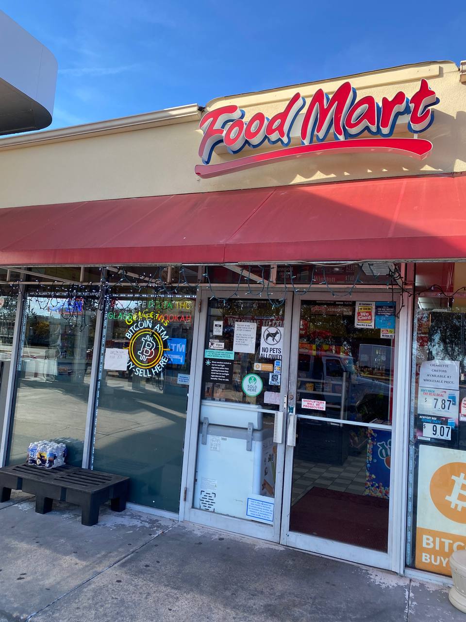 Getcoins - Bitcoin ATM - Inside of Food Mart in Woodbridge, Virginia