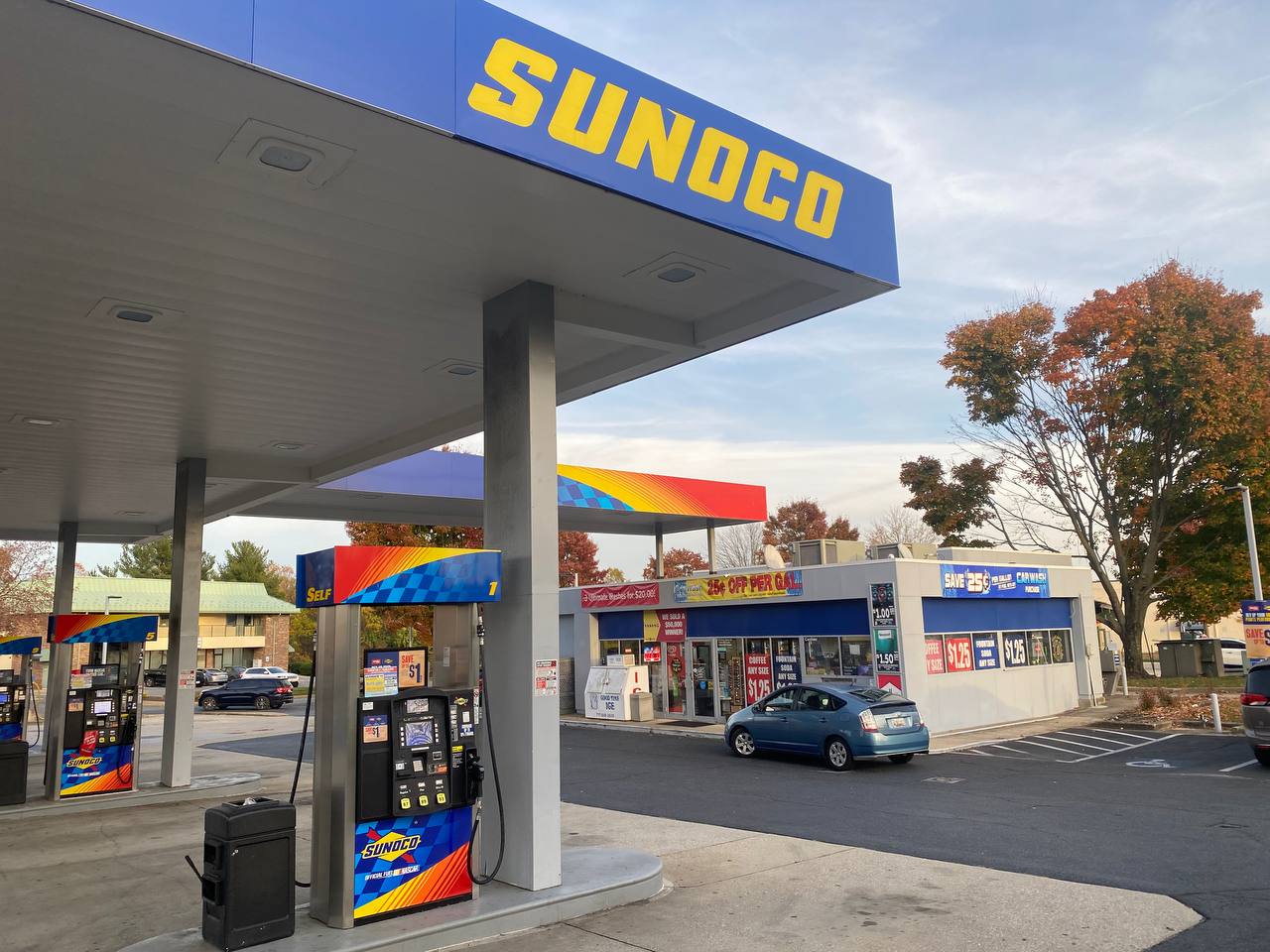 Getcoins - Bitcoin ATM - Inside of Sunoco in Forest Hill, Maryland