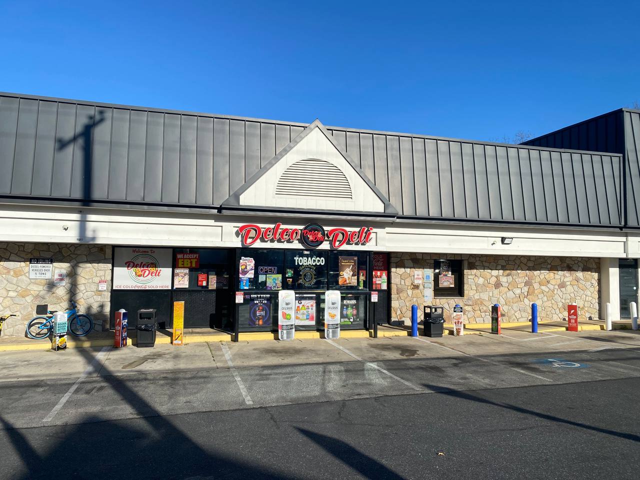 Getcoins - Bitcoin ATM - Inside of Delco Deli & Grill in Prospect Park, Pennsylvania