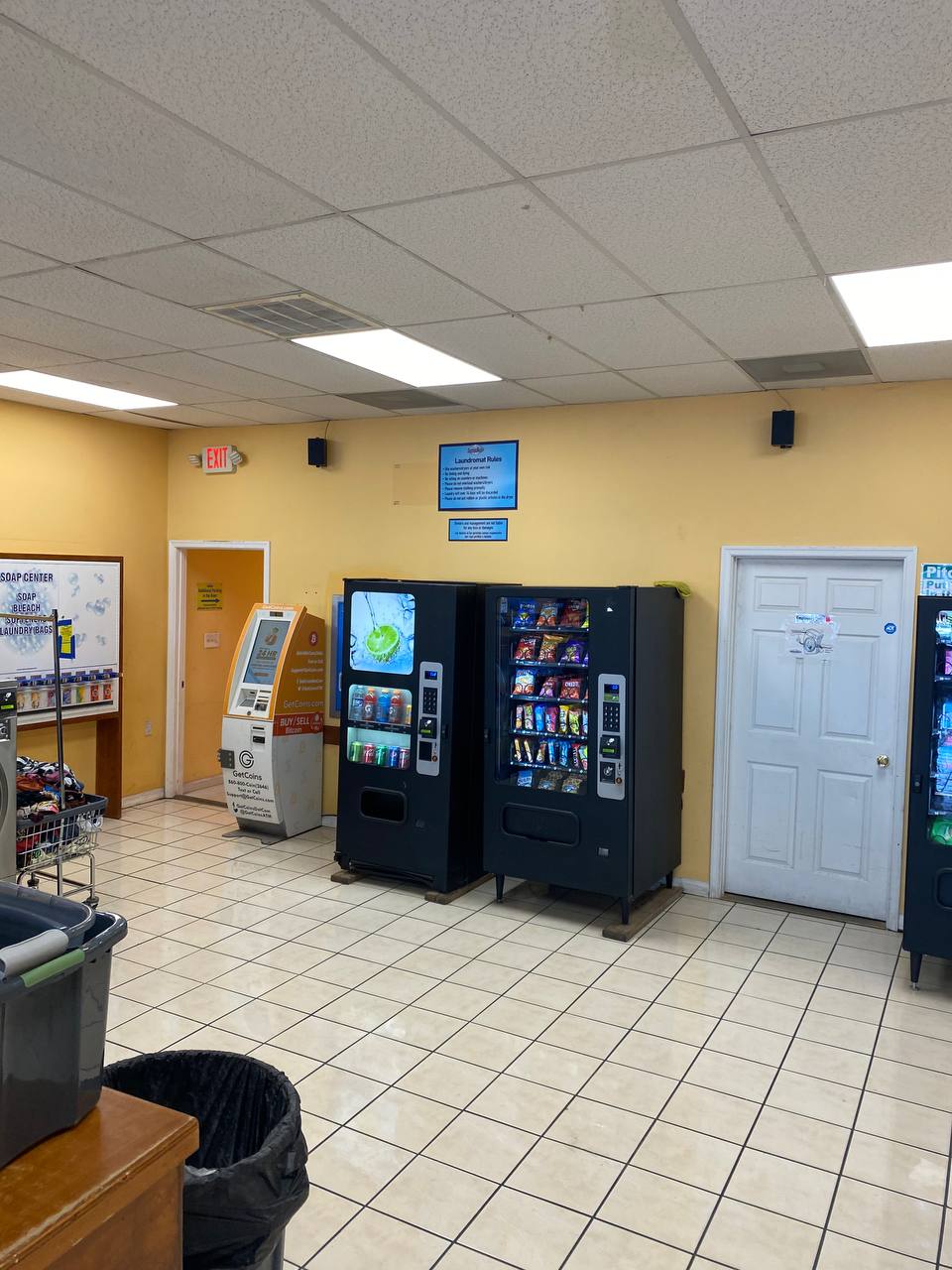 Getcoins - Bitcoin ATM - Inside of SuperSuds Laundromat in Winchester, Virginia