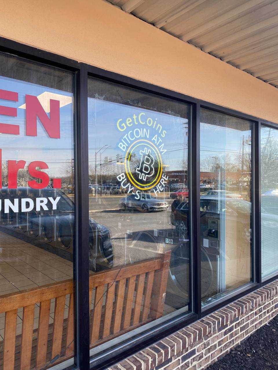 Getcoins - Bitcoin ATM - Inside of SuperSuds Laundromat in Winchester, Virginia