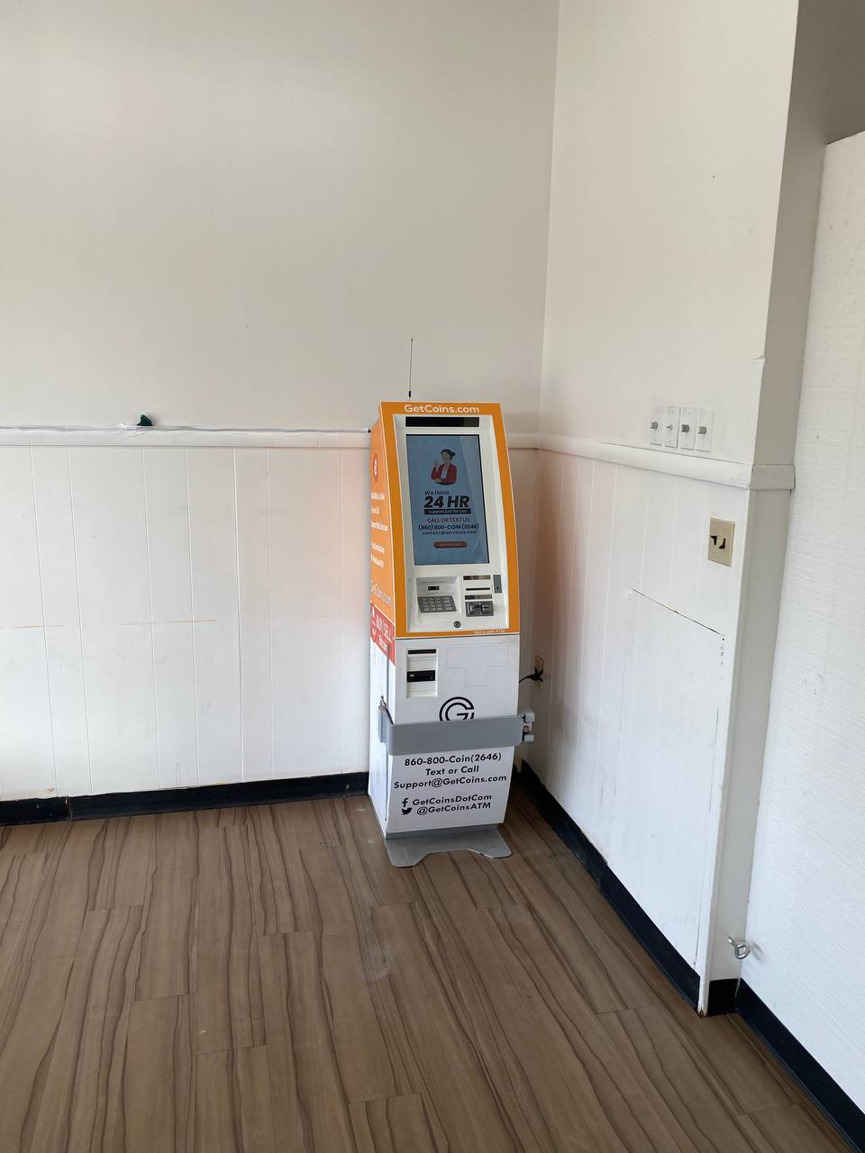 Getcoins - Bitcoin ATM - Inside of Super Suds Laundromat in Orange, Virginia