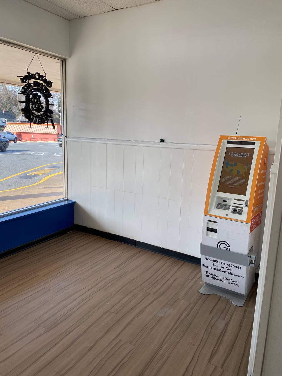 Getcoins - Bitcoin ATM - Inside of Super Suds Laundromat in Orange, Virginia