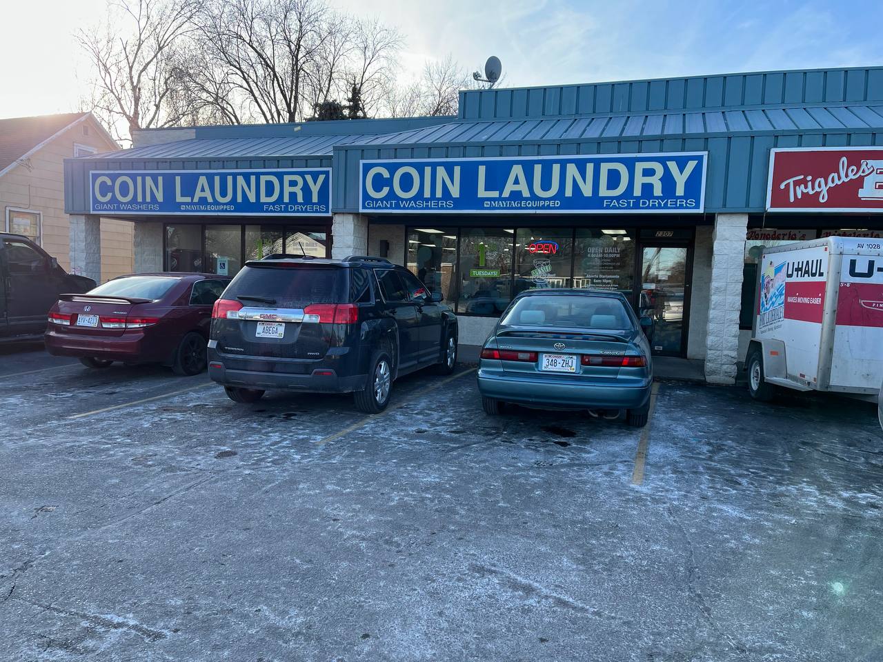 Getcoins - Bitcoin ATM - Inside of Command Laundry - Oneida St in Appleton, Wisconsin