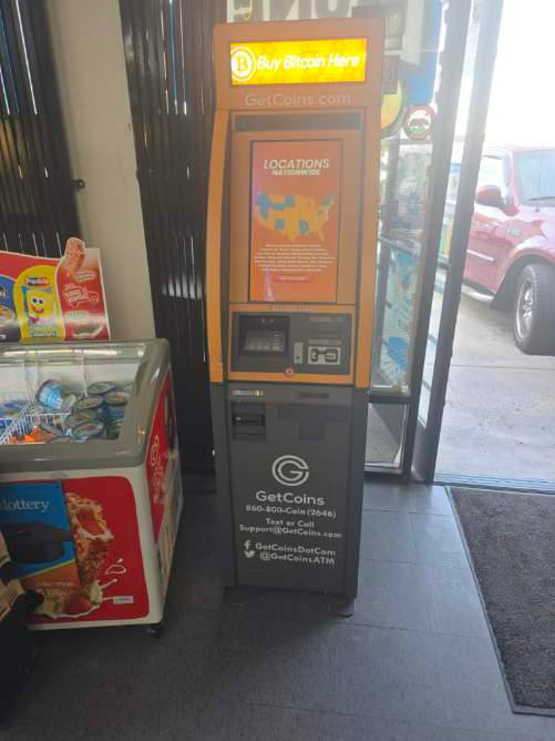 Getcoins - Bitcoin ATM - Inside of Five Star Mini Mart in Westminster, California