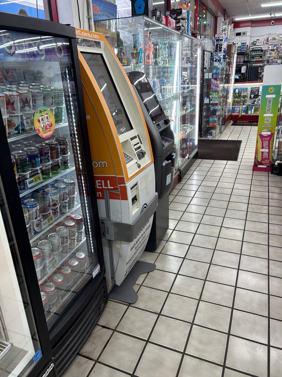 Getcoins - Bitcoin ATM - Inside of Chevron Gas Station in Jefferson, Georgia