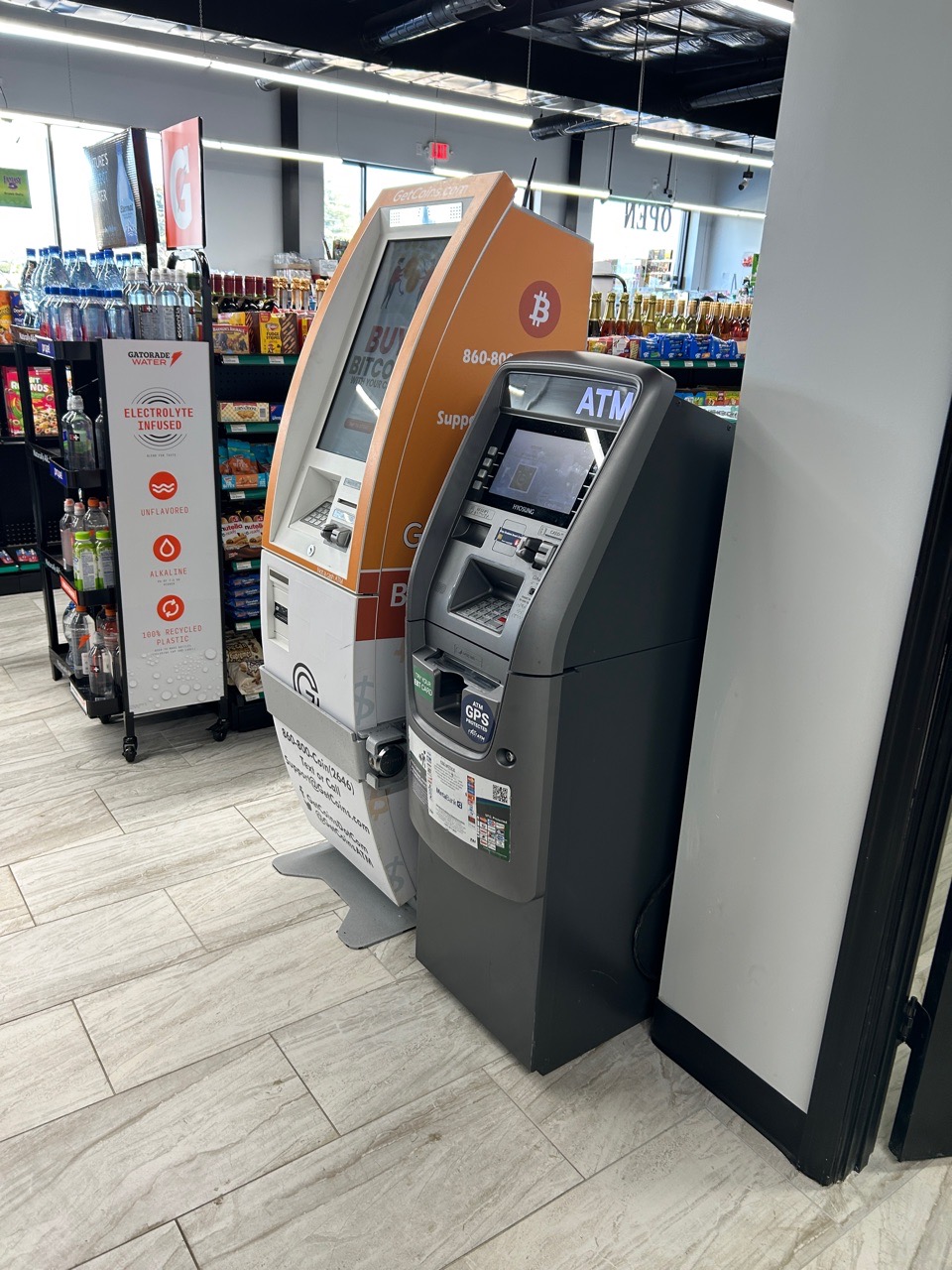 Getcoins - Bitcoin ATM - Inside of BP Gas Station in Conyers, Georgia