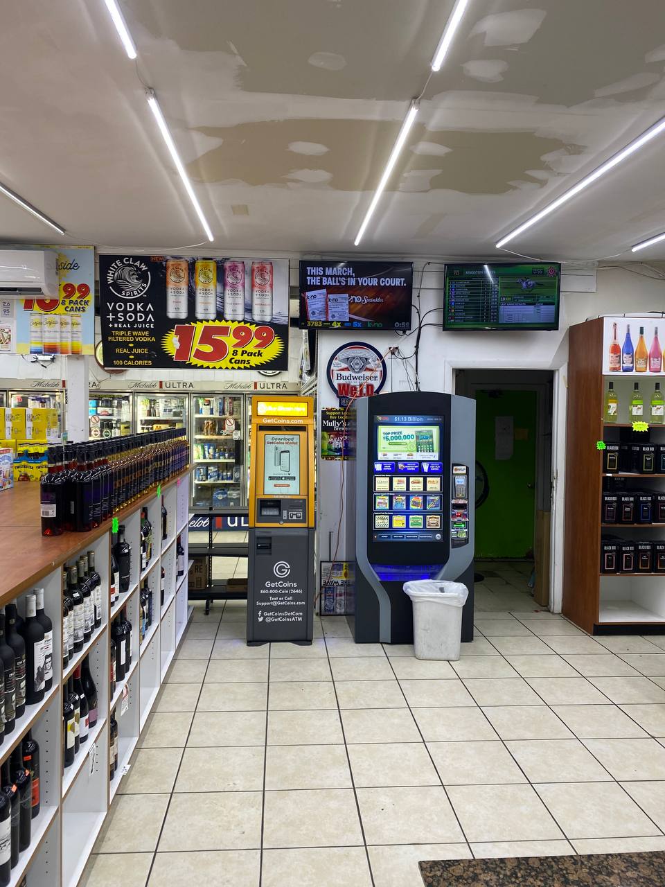 Getcoins - Bitcoin ATM - Inside of Bryantown Store in Bryantown, Maryland