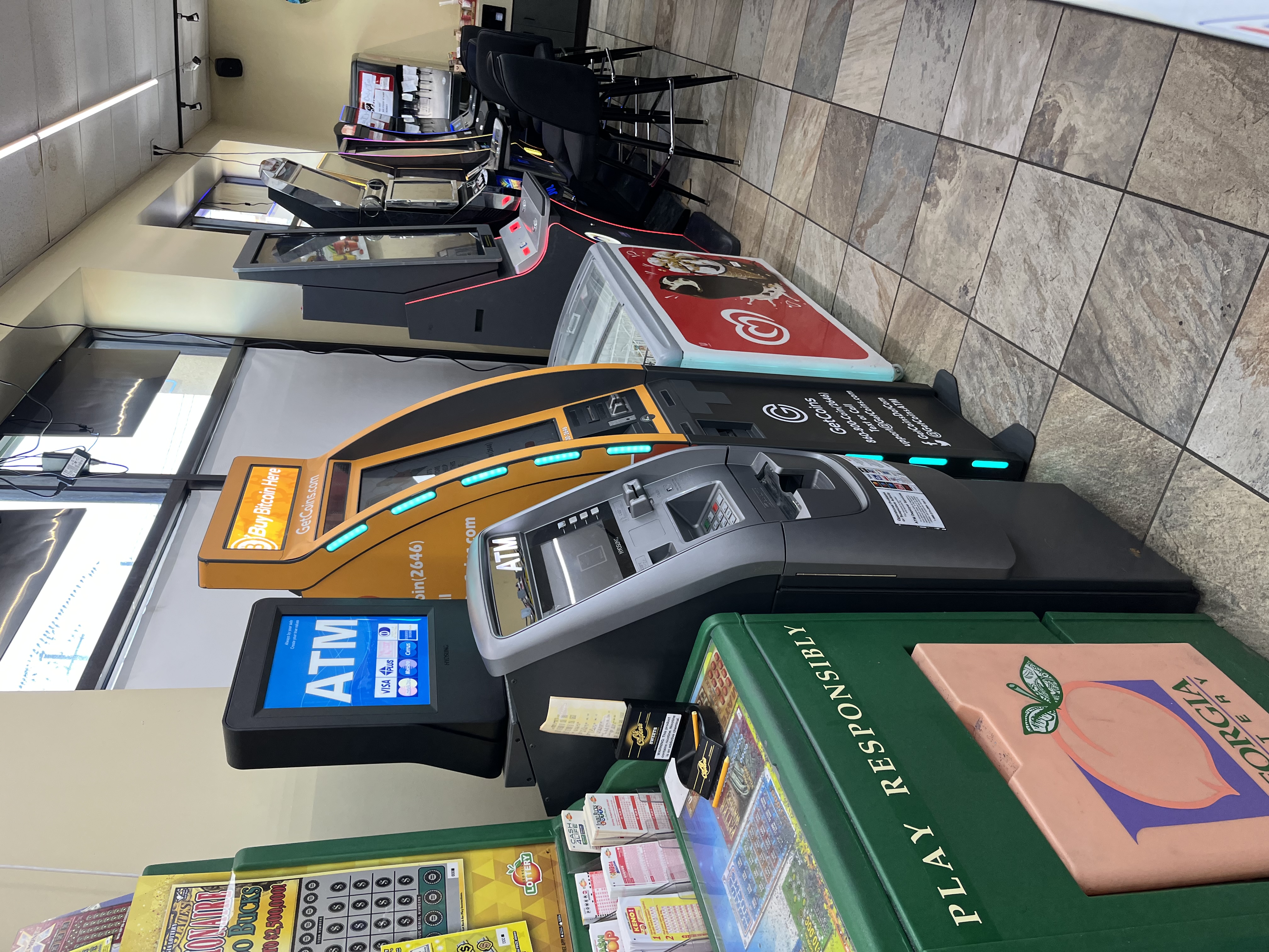 Getcoins - Bitcoin ATM - Inside of BP Food Mart in Atlanta, Georgia