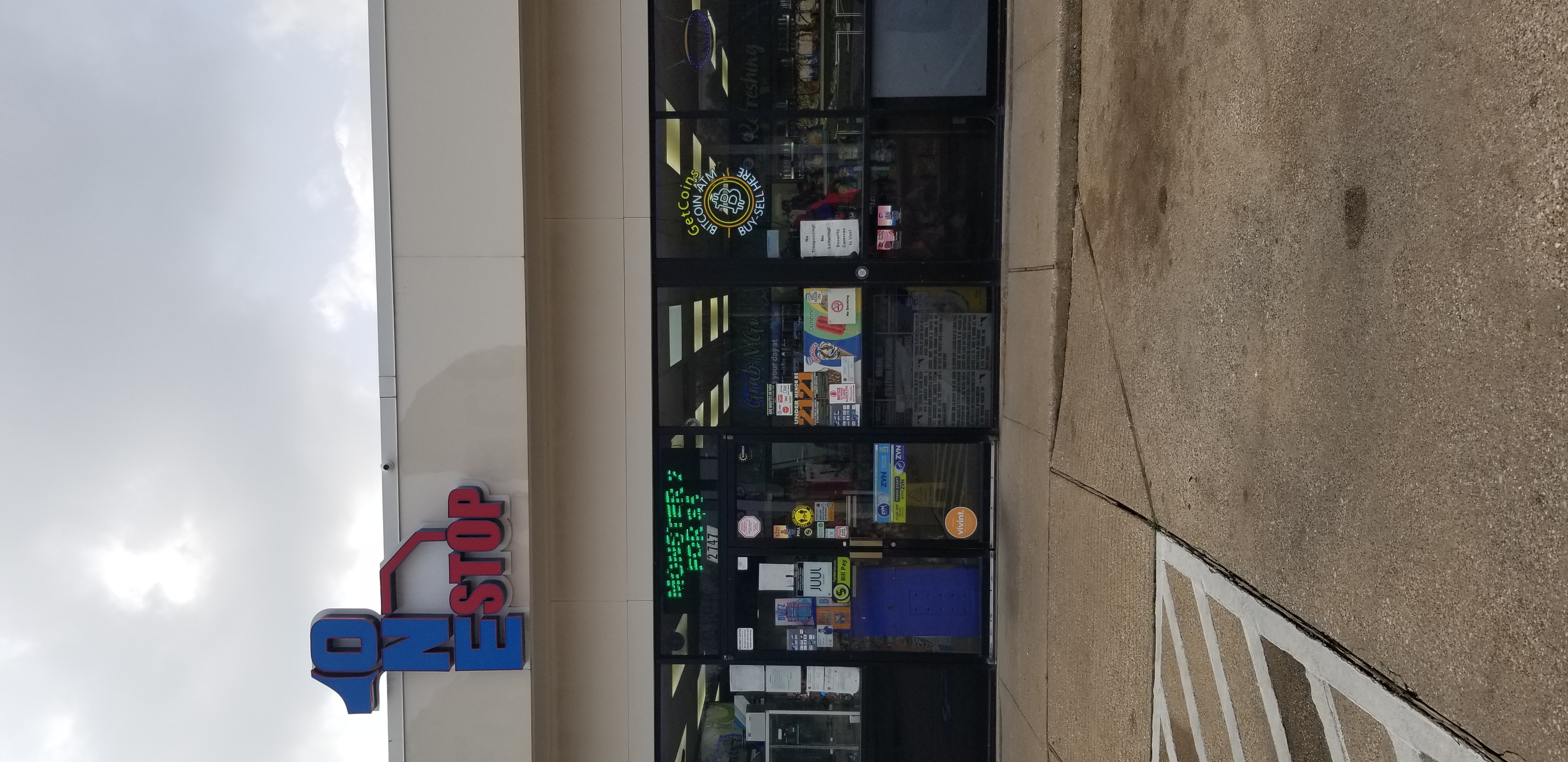 Getcoins - Bitcoin ATM - Inside of 1 Stop #8 in Houston, Texas